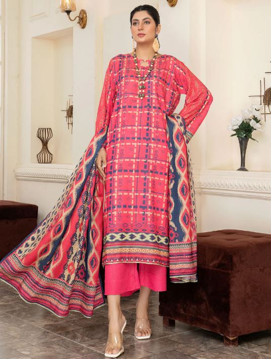 Sheer Crust Of The Karandi Winter Dress Design By KHAS KHAS STORES