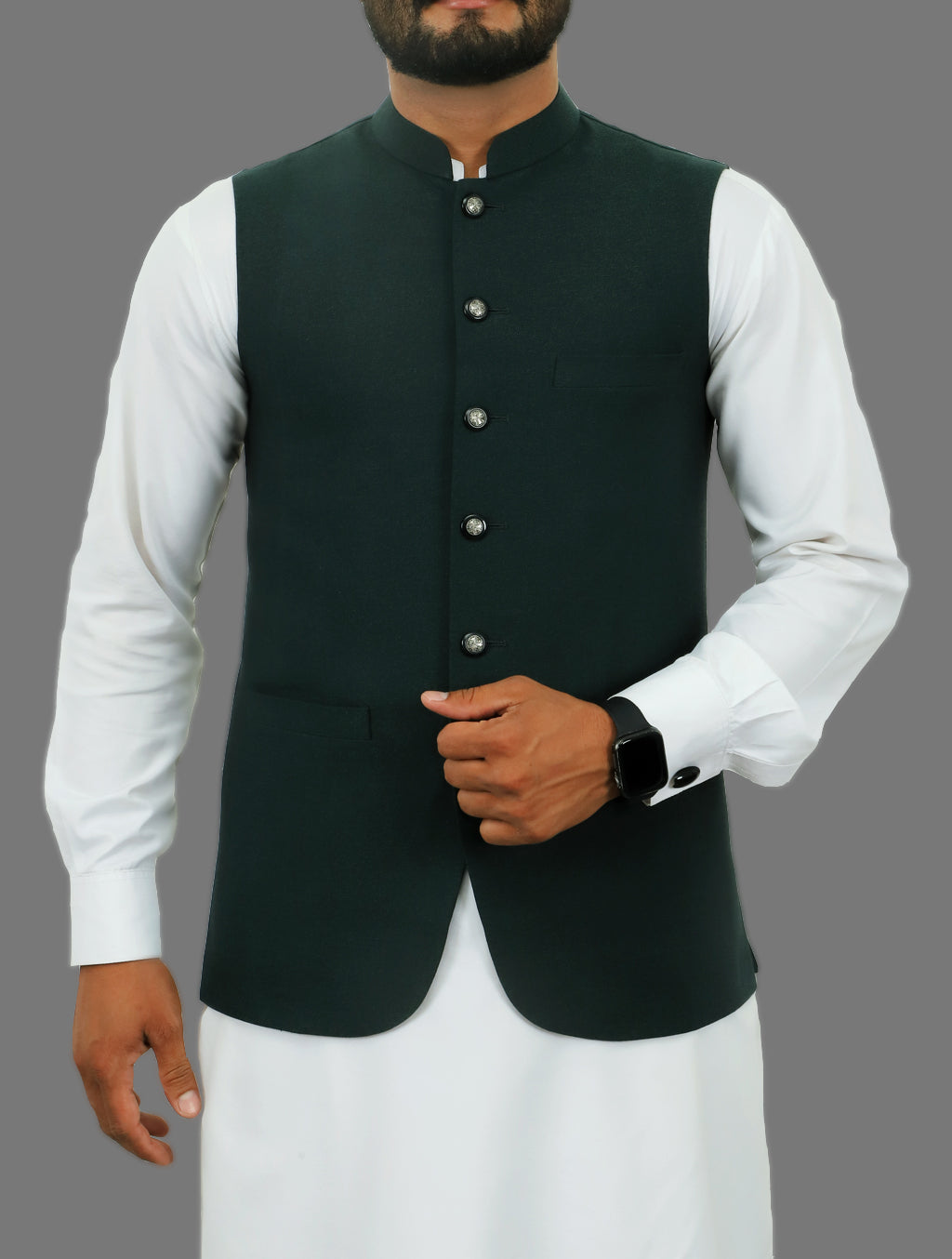 Dark green clearance waistcoat