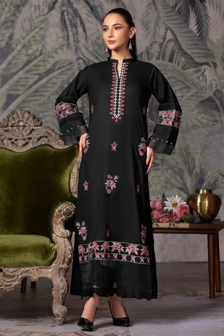 2PC Embroidered Unstitched Cambric Suit KSTE-2858 Embroidered KHAS STORES 