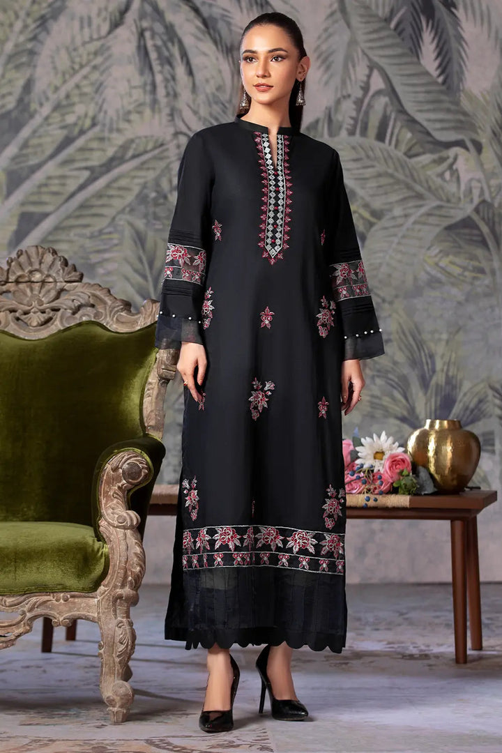 2PC Embroidered Unstitched Cambric Suit KSTE-2858 Embroidered KHAS STORES 