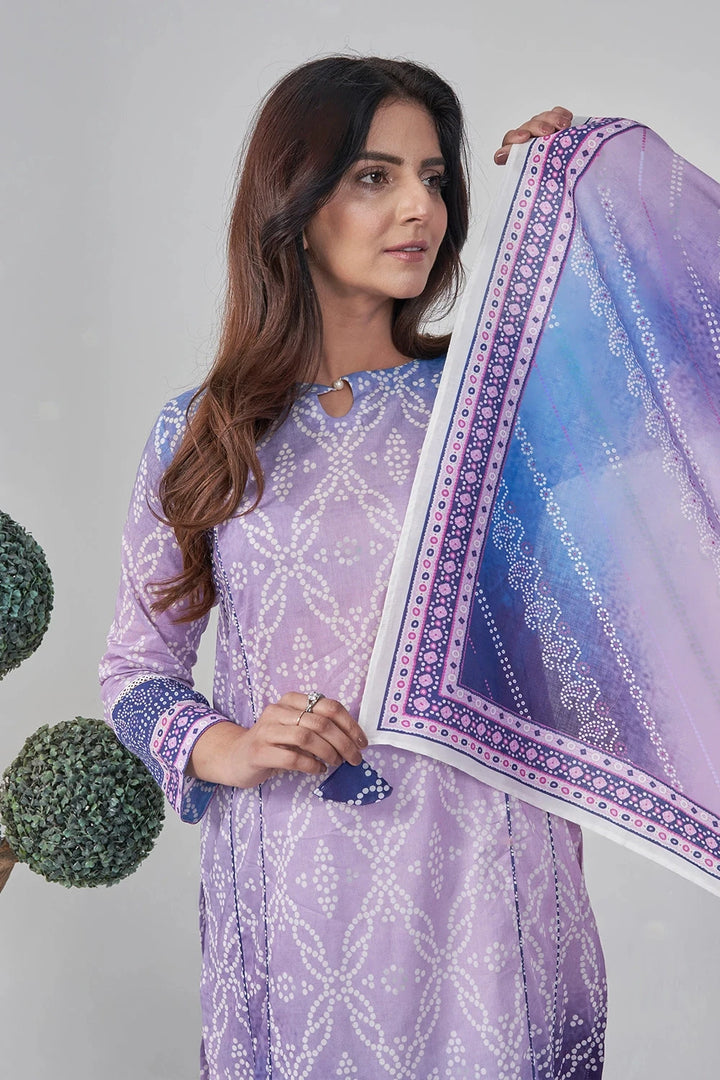 2PC Stitched Printed Lawn Shirt and Dupatta RKTW-3053 Printed KHAS STORES 