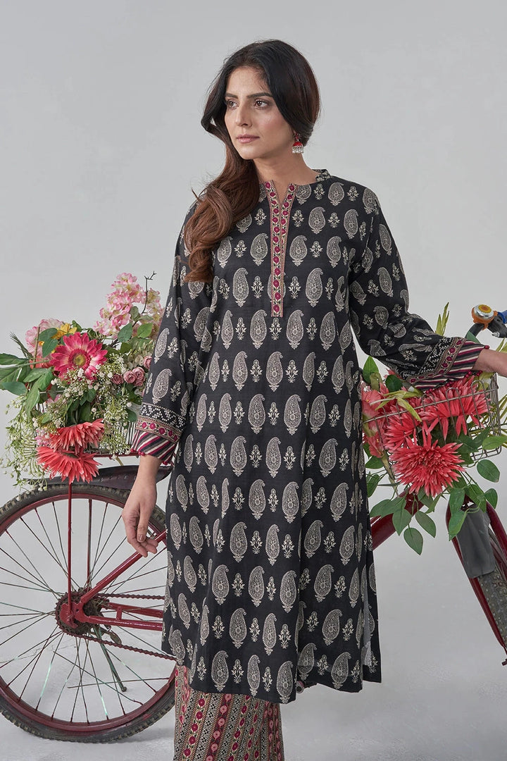 2PC Stitched Printed Lawn Shirt and Trouser RKTW-3026 Printed KHAS STORES 