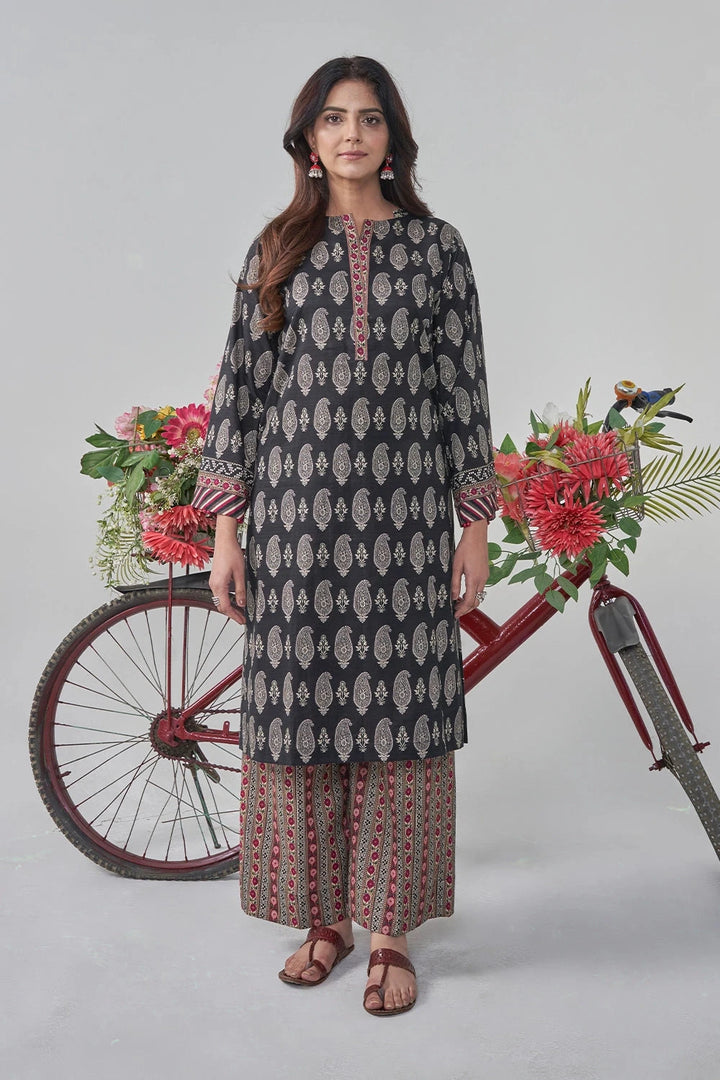 2PC Stitched Printed Lawn Shirt and Trouser RKTW-3026 Printed KHAS STORES 