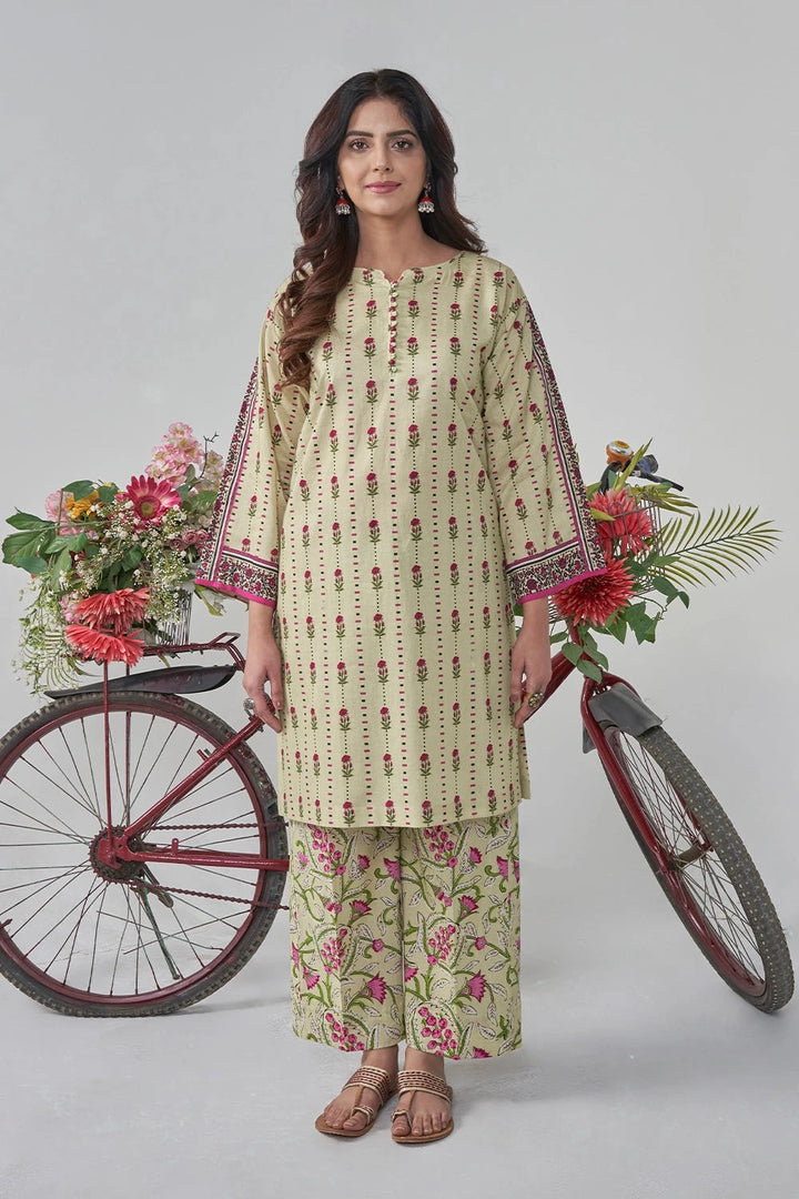 2PC Stitched Printed Lawn Shirt and Trouser RKTW-3030 Printed KHAS STORES 