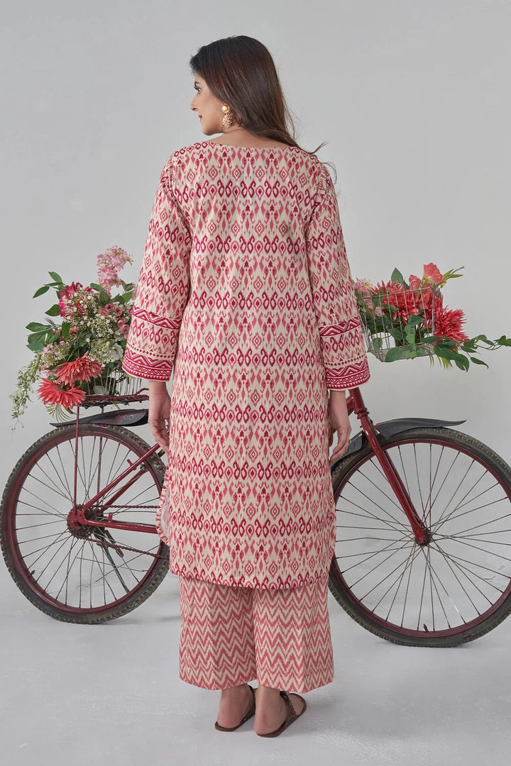 2PC Stitched Printed Lawn Shirt and Trouser RKTW-3034 Printed KHAS STORES 