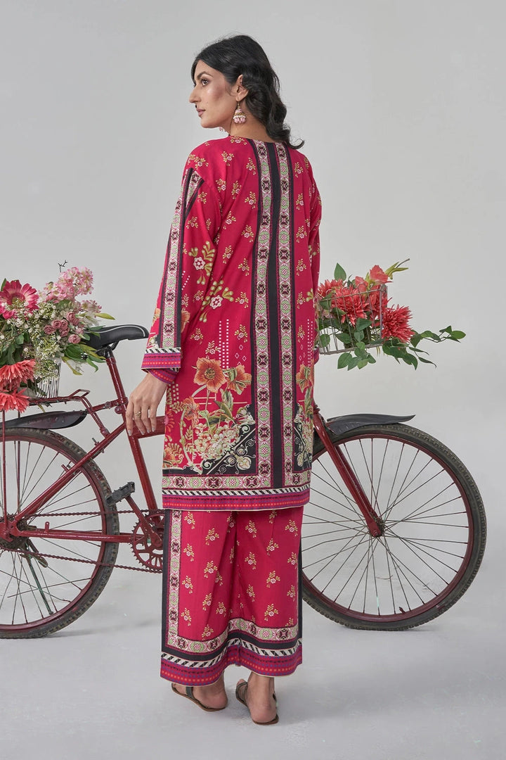 2PC Stitched Printed Lawn Shirt and Trouser RKTW-3051 Printed KHAS STORES 