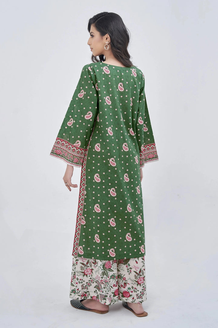 2PC Unstitched Printed Lawn Shirt and Trouser KST-3139 Printed KHAS STORES 