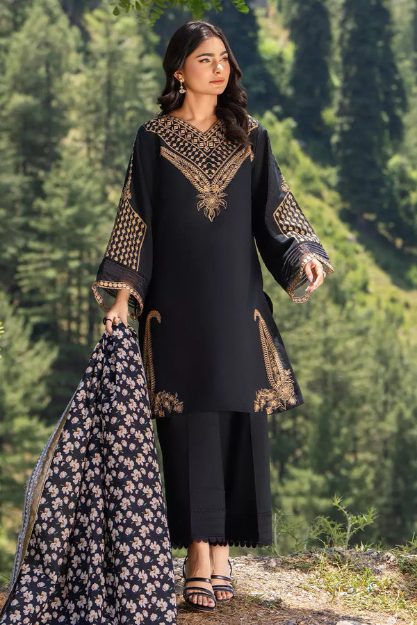 3PC Embroidered Unstitched Cambric Suit KSDE-2820 Embroidered KHAS STORES 