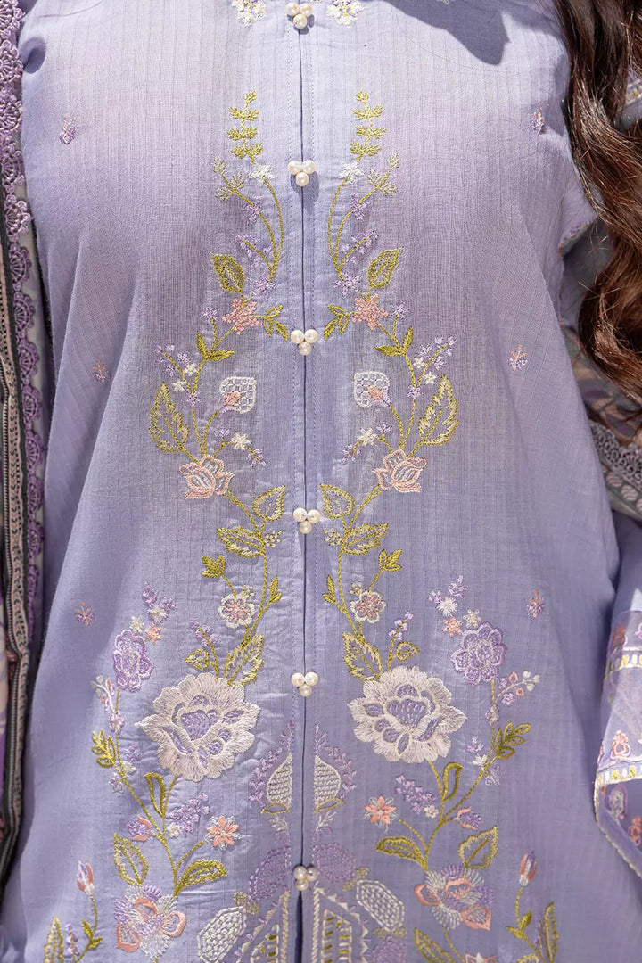 3PC Embroidered Unstitched Cambric Suit KSDE-2825 Embroidered KHAS STORES 