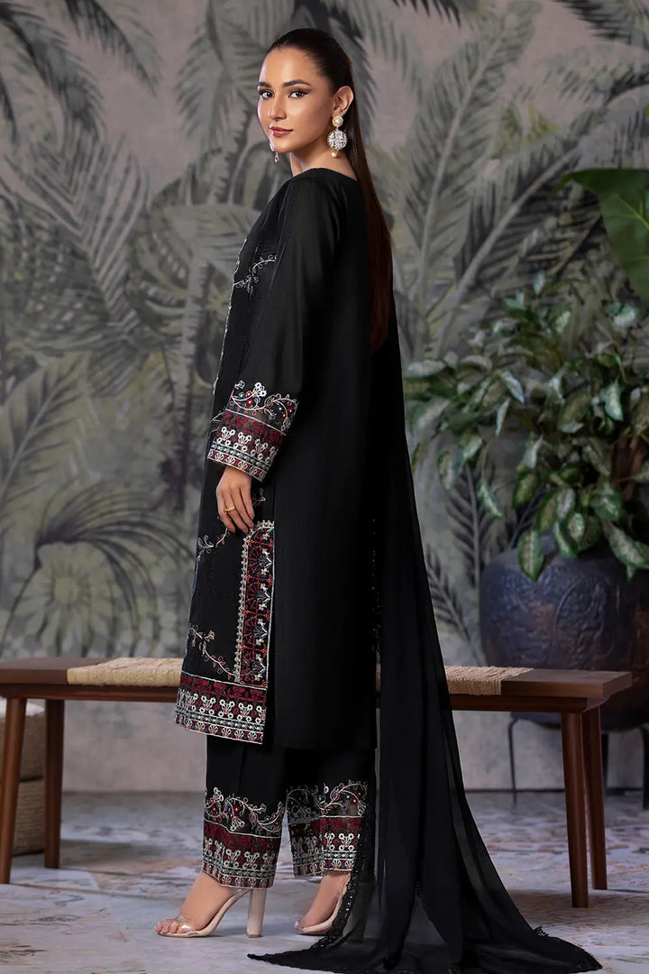 3PC Embroidered Unstitched Cambric Suit KSDE-2837 Embroidered KHAS STORES 