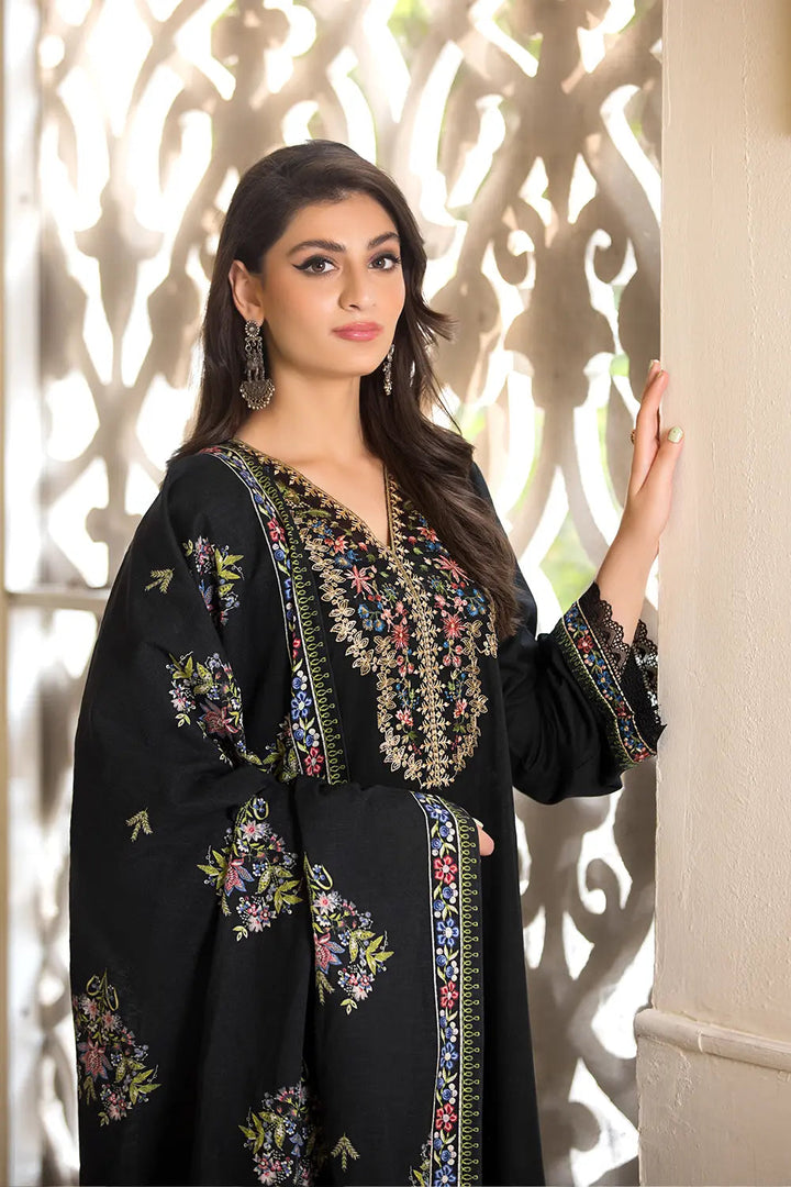 3PC Embroidered Unstitched Khaddar Suit KKE-2980 Embroidered KHAS STORES 