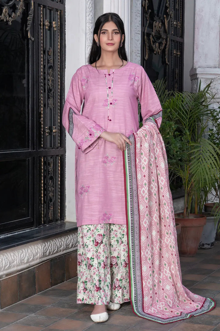 3PC Embroidered Unstitched Khaddar Suit KKE-2984 Embroidered KHAS STORES 