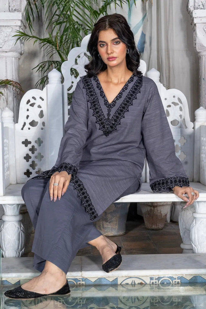 3PC Embroidered Unstitched Khaddar Suit KKE-2992 Embroidered KHAS STORES 