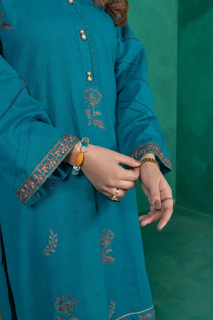 3PC Embroidered Unstitched Khaddar Suit KKE-3017 Embroidered KHAS STORES 