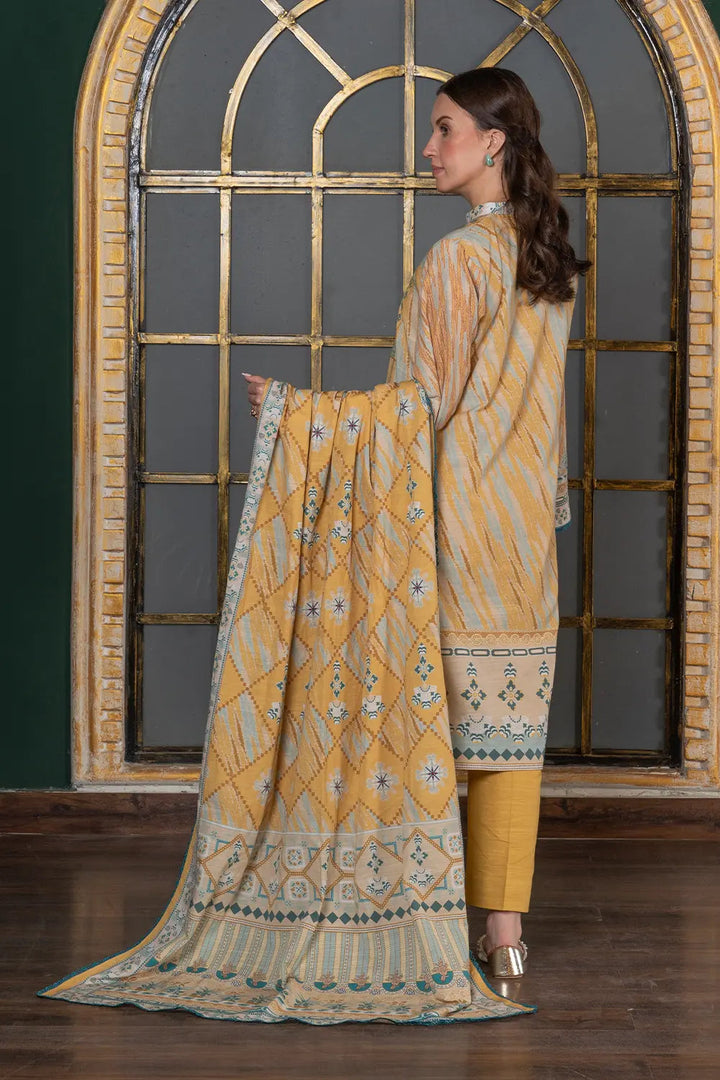 3PC Embroidered Unstitched Khaddar Suit KKHE-2951 Embroidered KHAS STORES 