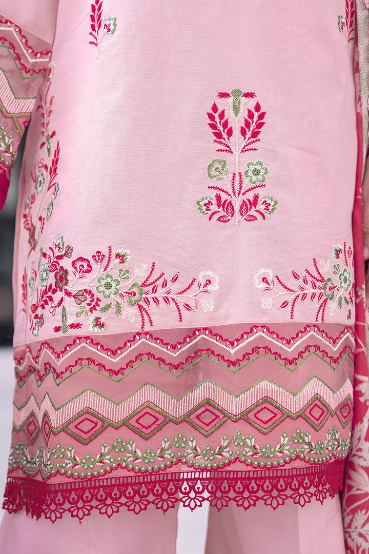 3PC Embroidered Unstitched Lawn Suit KSE-2624 Embroidered KHAS STORES 