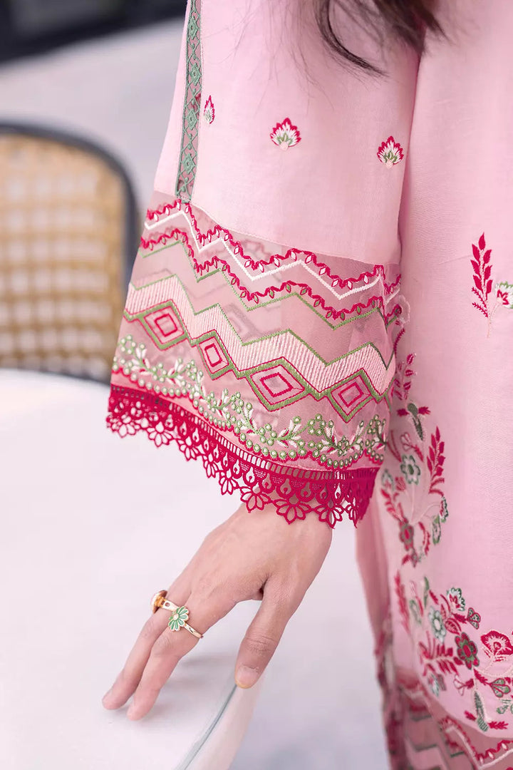 3PC Embroidered Unstitched Lawn Suit KSE-2624 Embroidered KHAS STORES 