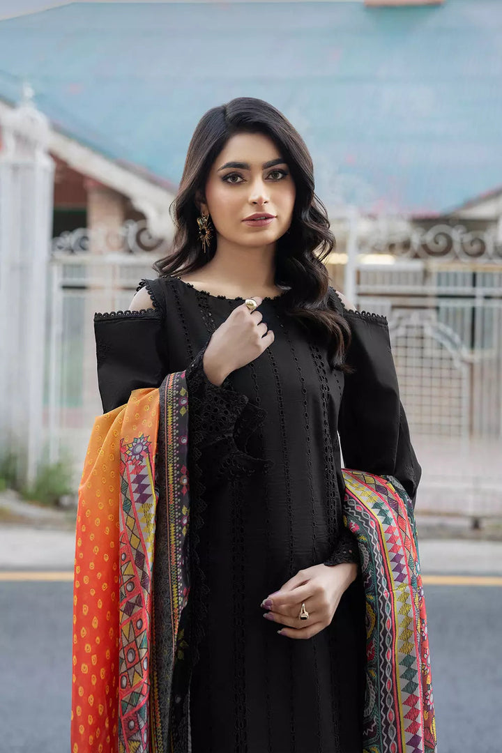 3PC Embroidered Unstitched Lawn Suit KSE-2697 Embroidered KHAS STORES 