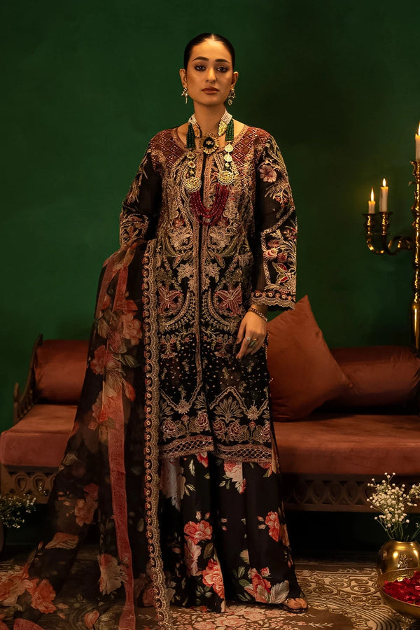 3PC Embroidered Unstitched Luxury Suit KNAC-2995 Embroidered KHAS STORES 