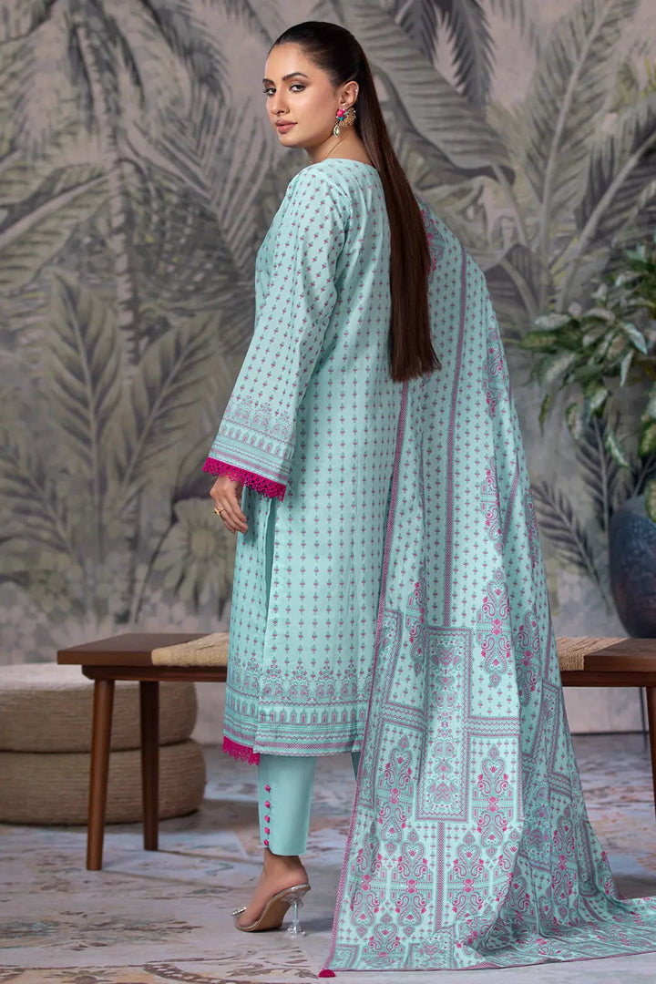 3PC Printed Unstitched Cambric Suit KCC-2849 Printed KHAS STORES 