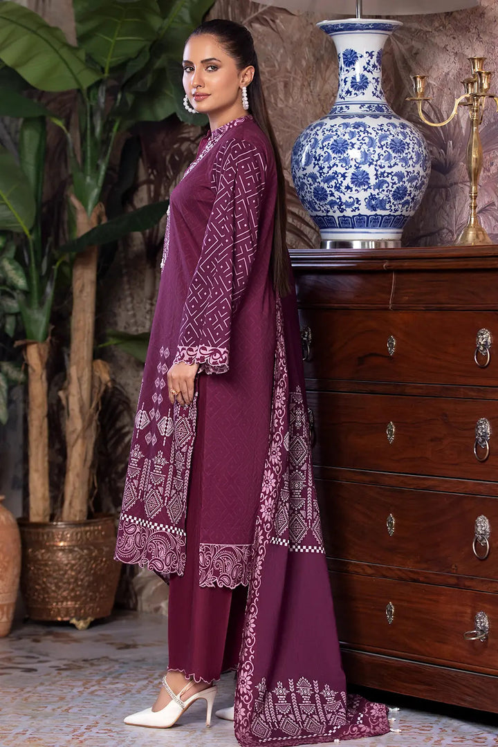 3PC Printed Unstitched Cambric Suit KCC-2852 Printed KHAS STORES 