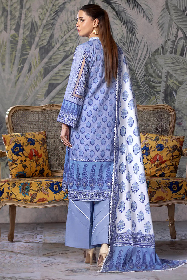 3PC Printed Unstitched Cambric Suit KCC-2854 Printed KHAS STORES 