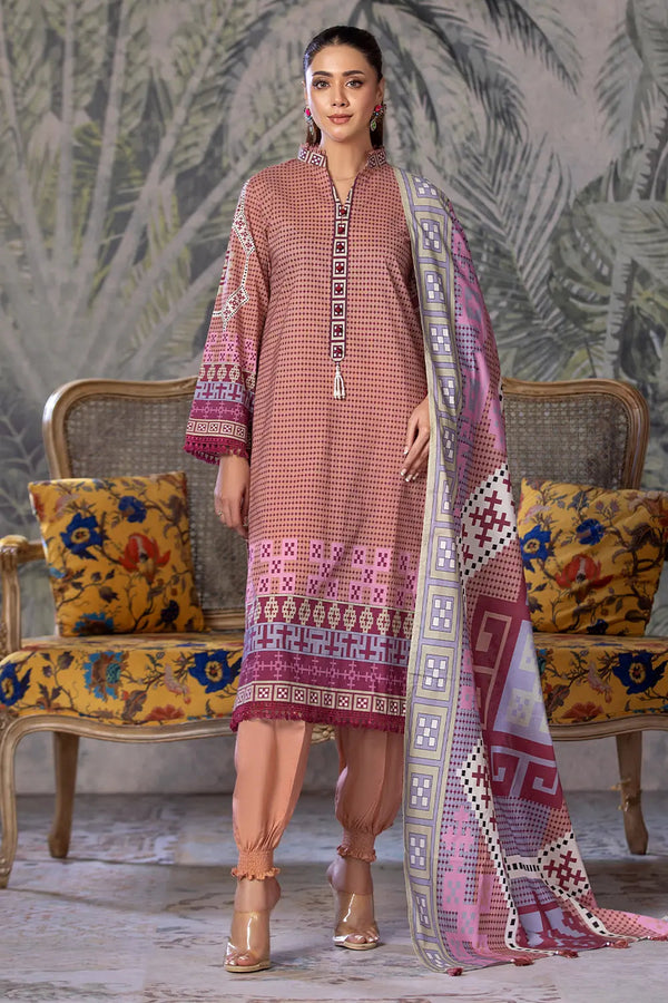 3PC Printed Unstitched Cambric Suit KCC-2857 Printed KHAS STORES 