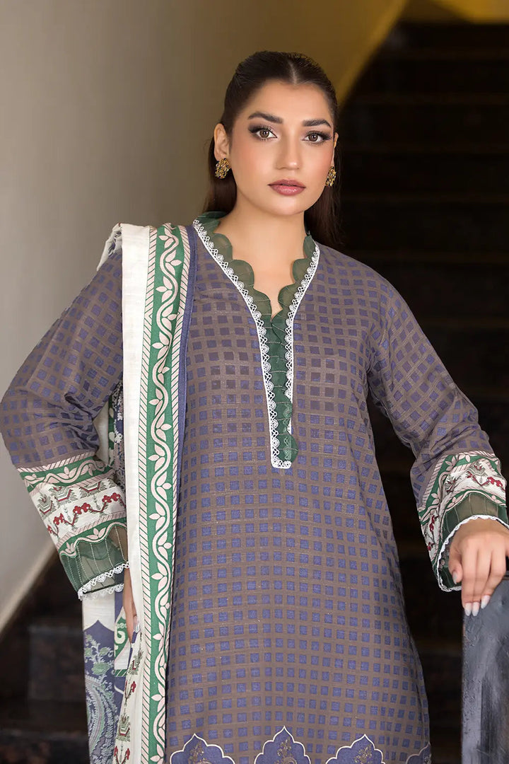 3PC Printed Unstitched Khaddar Suit KKH-2868 Printed KHAS STORES 