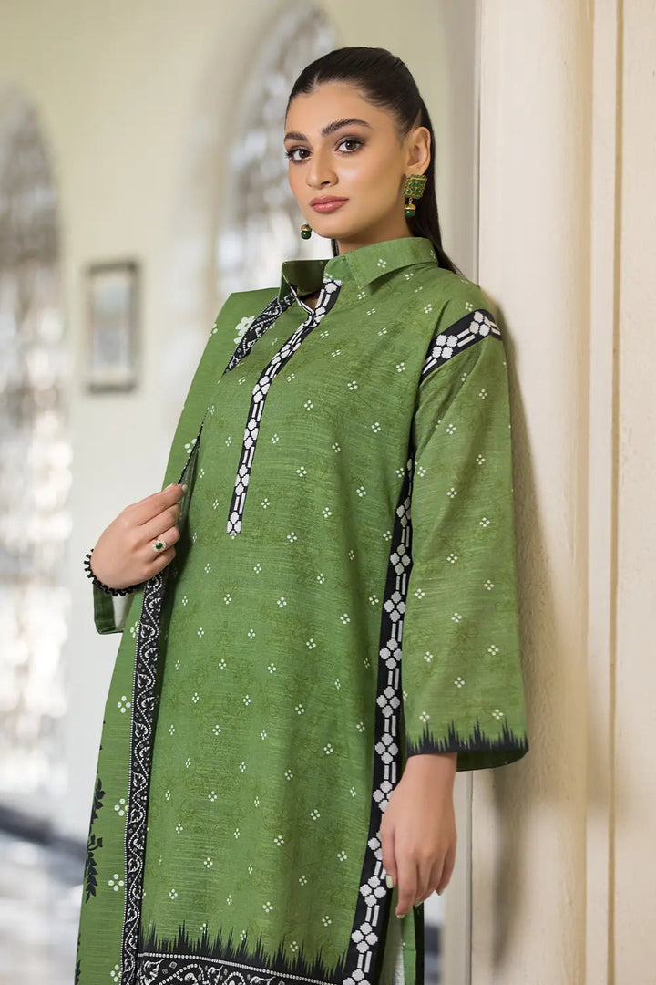 3PC Printed Unstitched Khaddar Suit KKH-2872 Printed KHAS STORES 