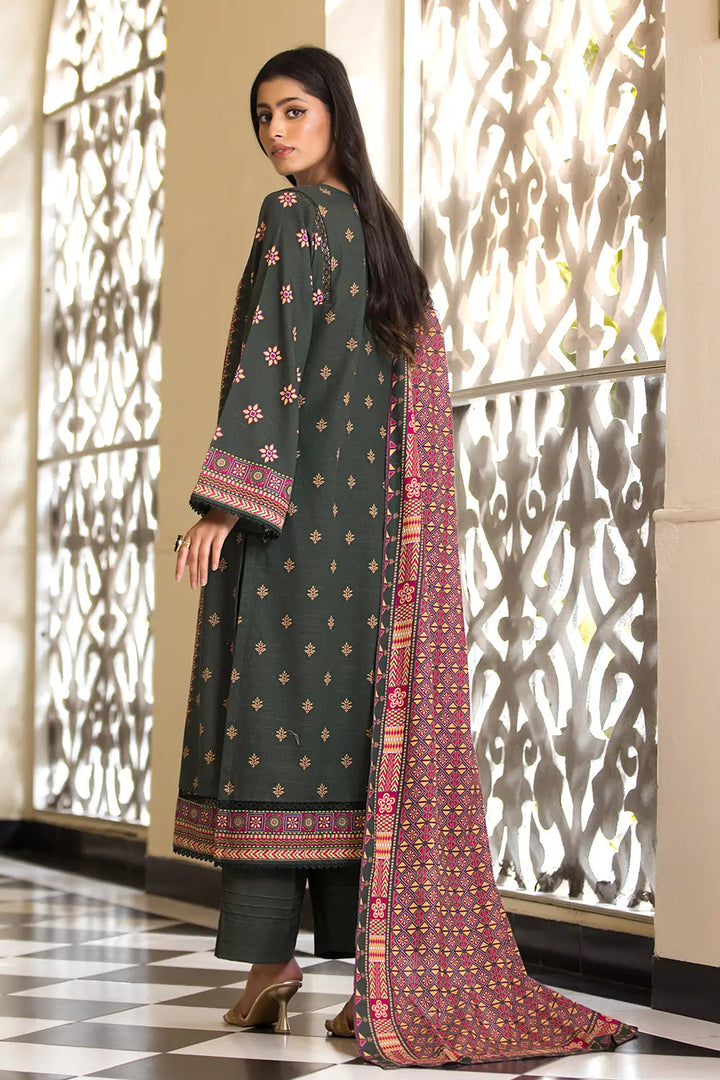 3PC Printed Unstitched Khaddar Suit KKH-2874 Printed KHAS STORES 