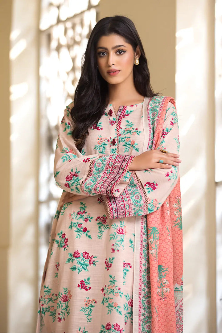 3PC Printed Unstitched Khaddar Suit KKH-2875 Printed KHAS STORES 