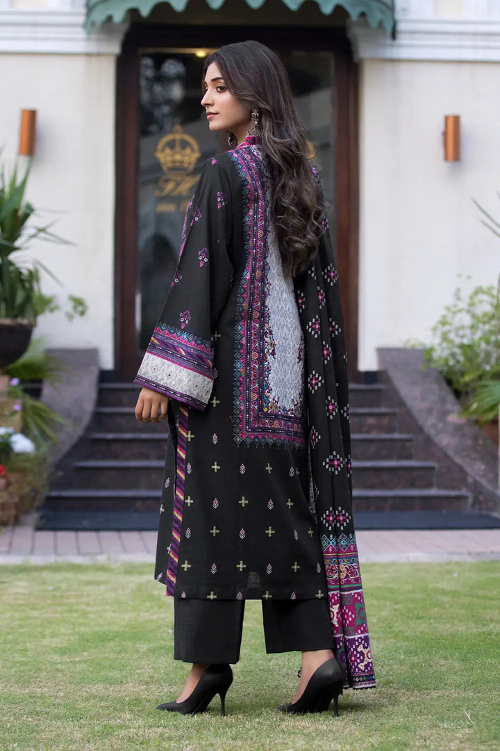 3PC Printed Unstitched Khaddar Suit KKH-2877 Printed KHAS STORES 