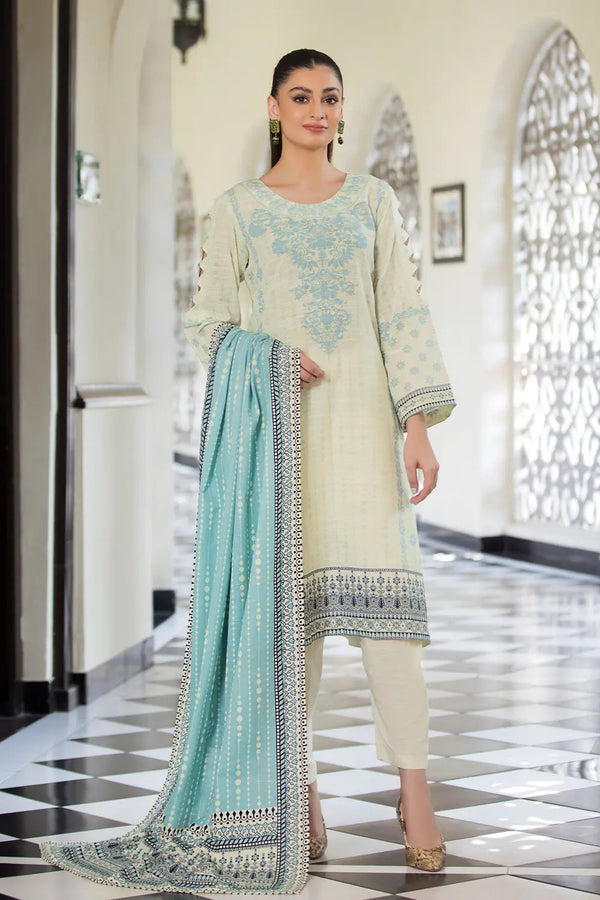 3PC Printed Unstitched Khaddar Suit KKH-2888 Printed KHAS STORES 