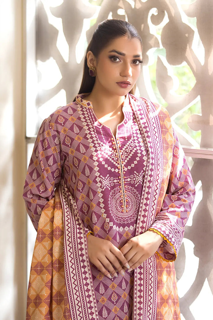 3PC Printed Unstitched Khaddar Suit KKH-2891 Printed KHAS STORES 