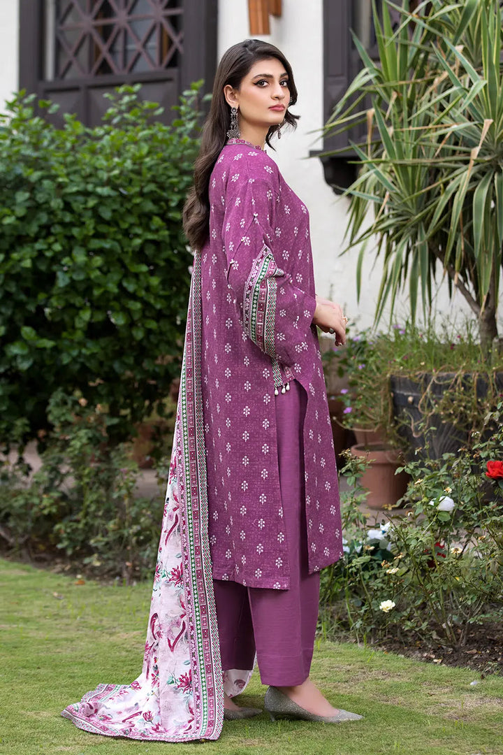 3PC Printed Unstitched Khaddar Suit KKH-2895 Printed KHAS STORES 