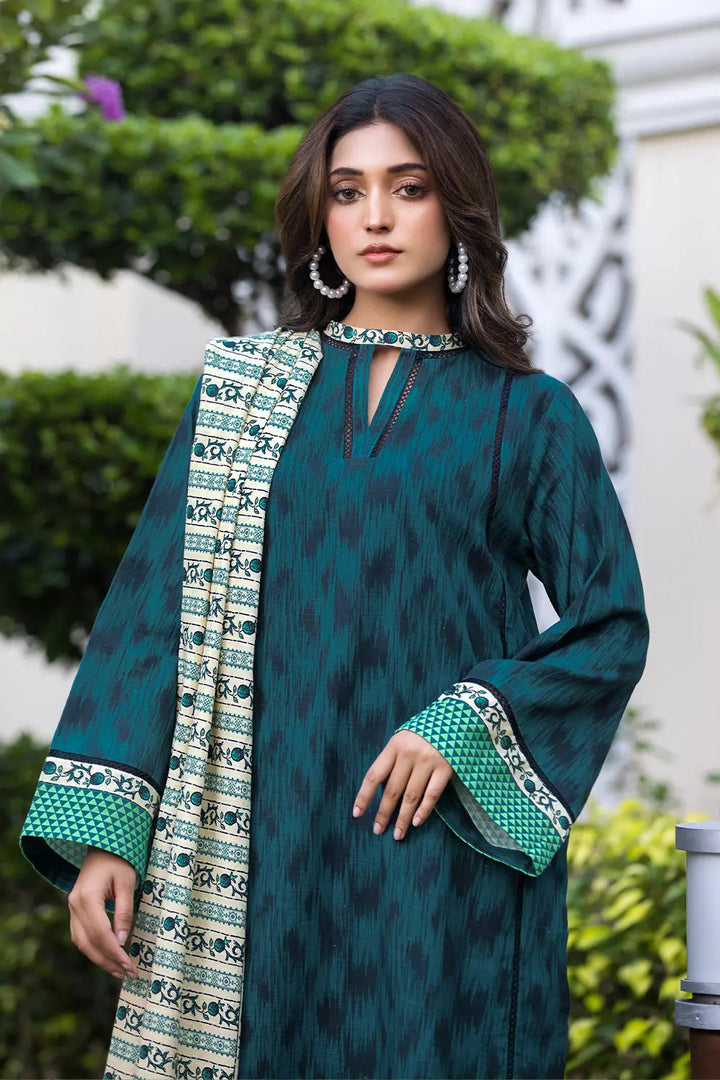 3PC Printed Unstitched Khaddar Suit KKH-2897 Printed KHAS STORES 