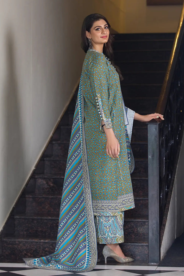 3PC Printed Unstitched Khaddar Suit KKH-2902 Printed KHAS STORES 