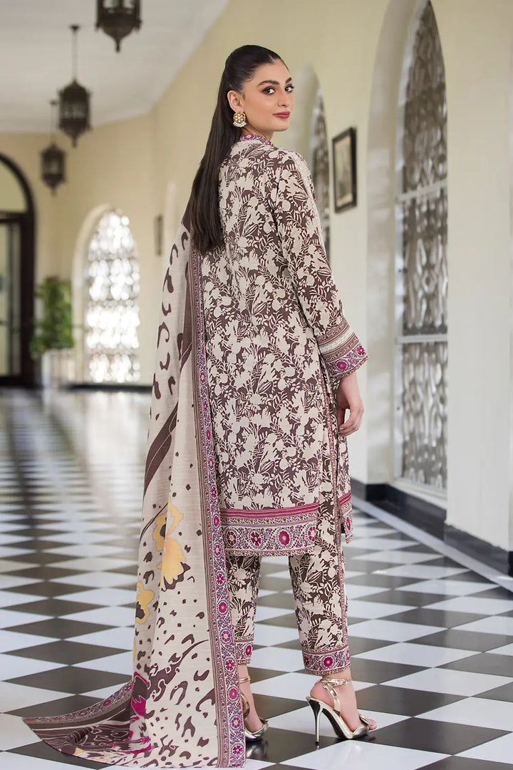 3PC Printed Unstitched Khaddar Suit KKH-2904 Printed KHAS STORES 