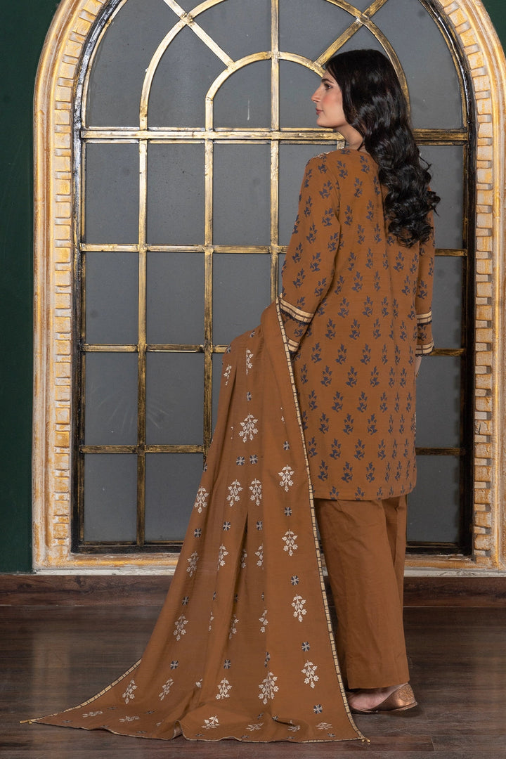 3PC Printed Unstitched Khaddar Suit KKH-2928 Printed KHAS STORES 