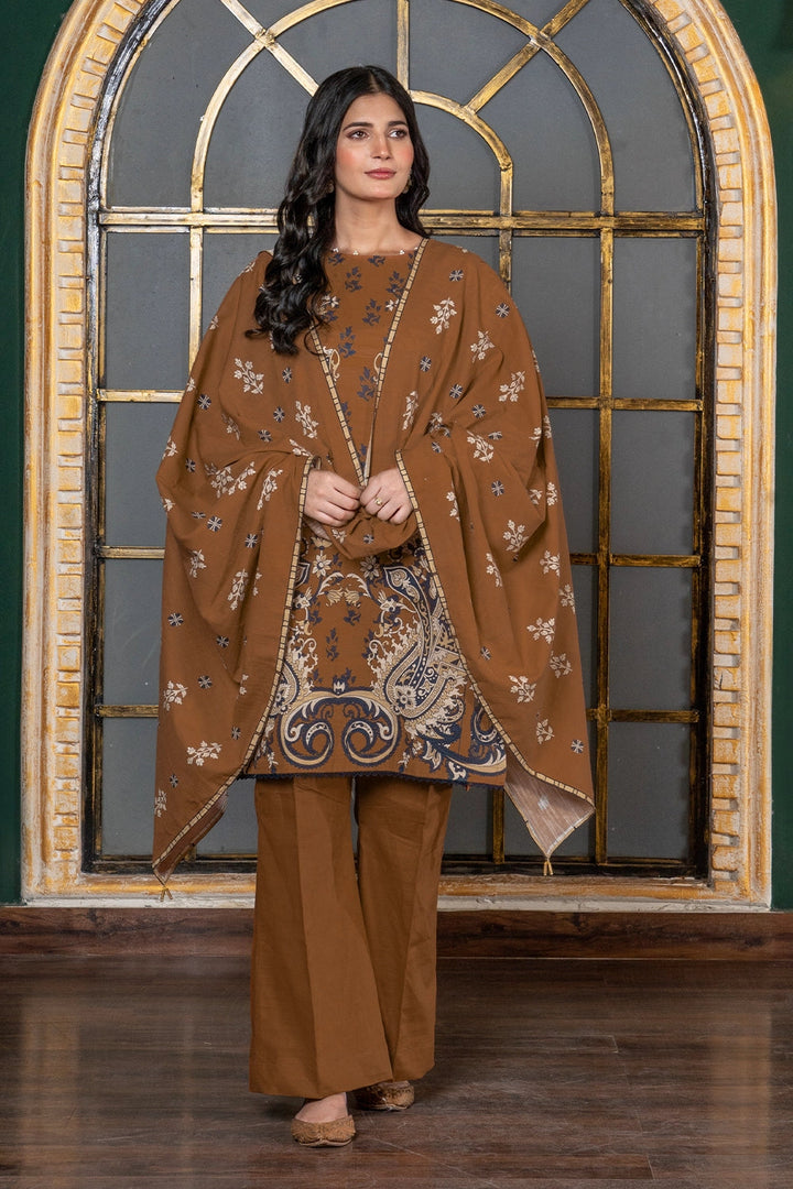 3PC Printed Unstitched Khaddar Suit KKH-2928 Printed KHAS STORES 