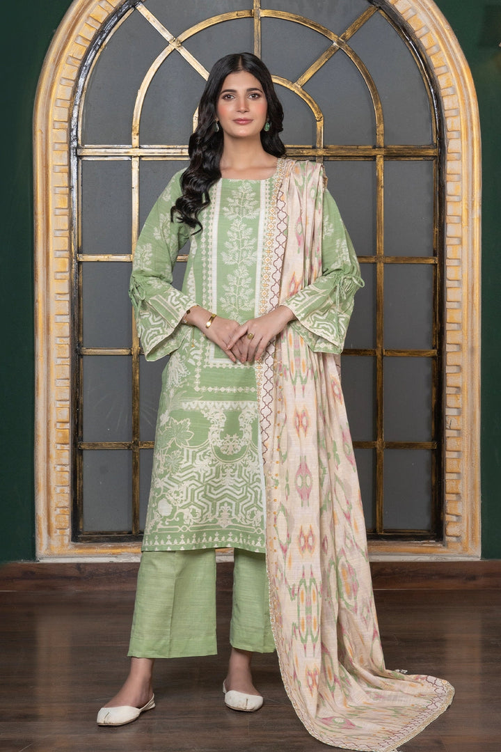 3PC Printed Unstitched Khaddar Suit KKH-2929 Printed KHAS STORES 