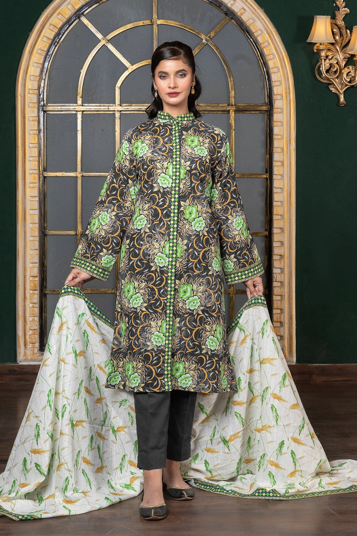 3PC Printed Unstitched Khaddar Suit KKH-2930 Printed KHAS STORES 