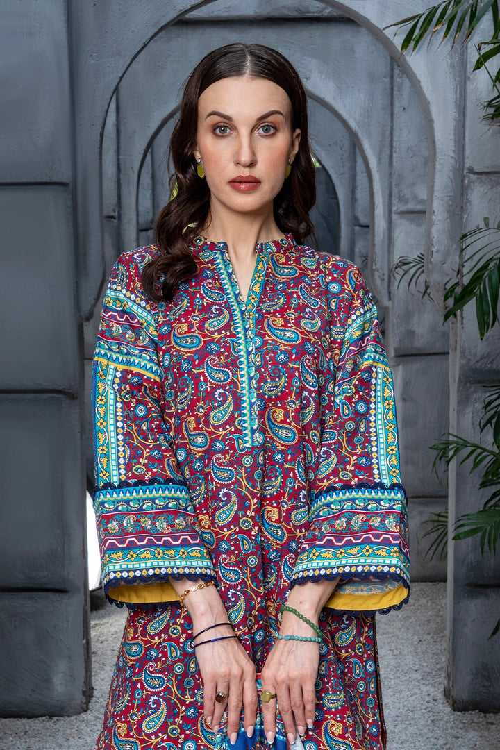 3PC Printed Unstitched Khaddar Suit KKH-3005 Printed KHAS STORES 