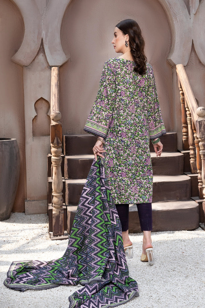 3PC Printed Unstitched Khaddar Suit KKH-3010 Printed KHAS STORES 