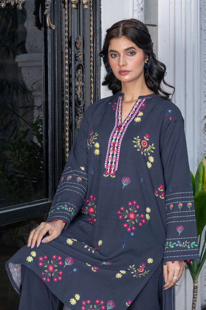 3PC Printed Unstitched Khaddar Suit KKH-3012 Printed KHAS STORES 