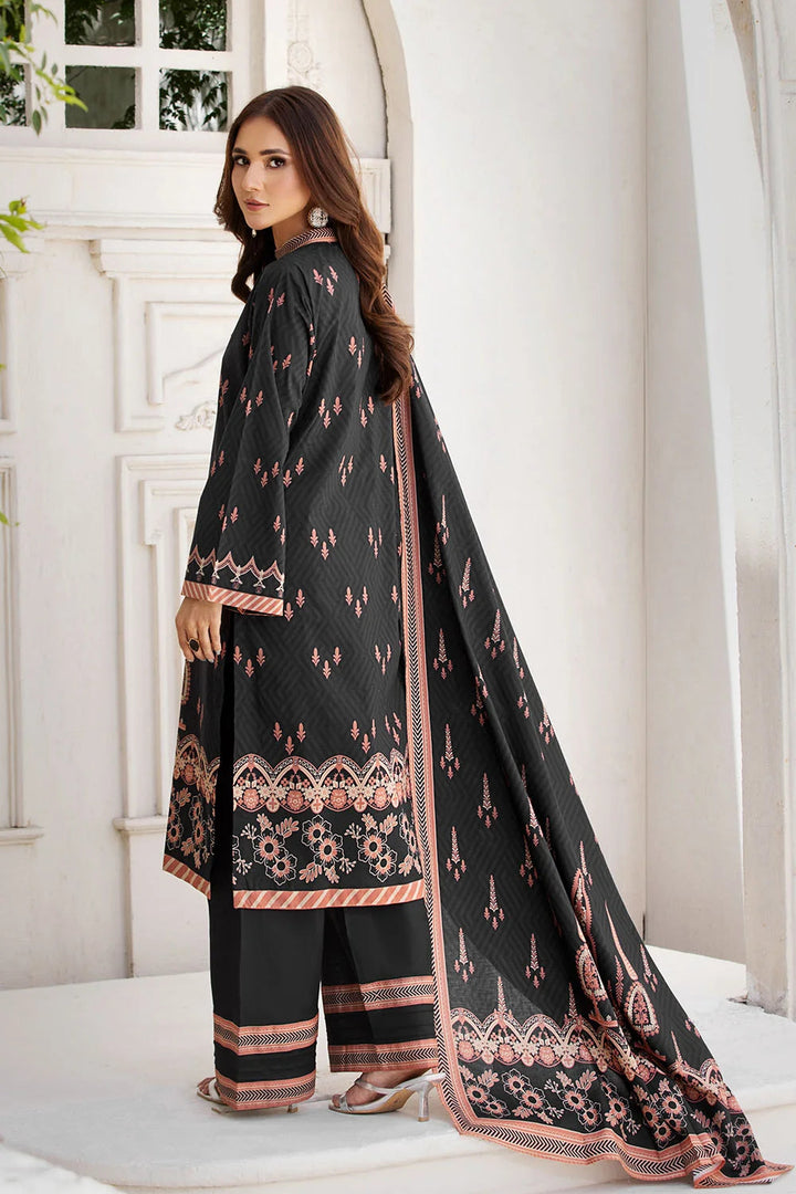 3PC Printed Unstitched Lawn Suit KLA-2683 Printed KHAS STORES 