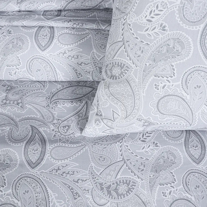 BED SHEET PAISLEY DAWN - KING PRINTED RANGE 180 TC HOMBEDCLU 