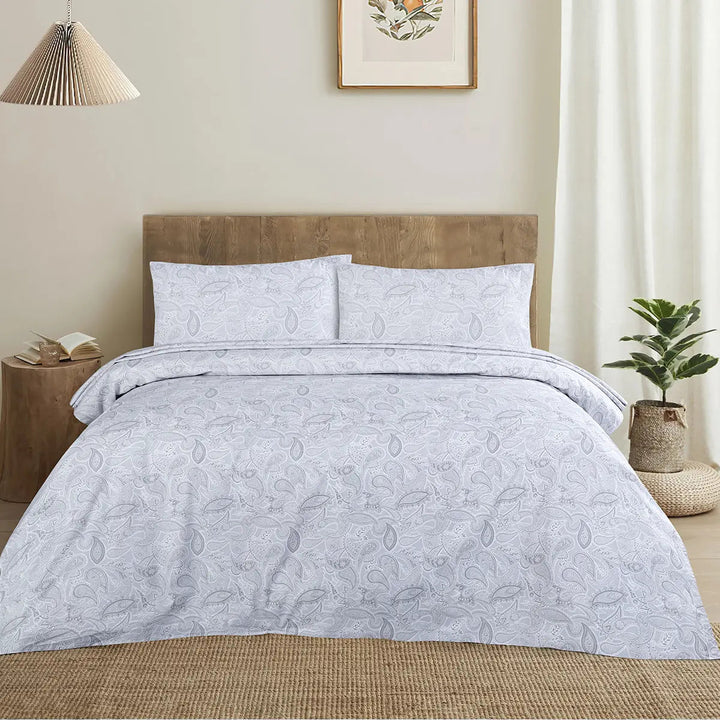 BED SHEET PAISLEY DAWN - KING PRINTED RANGE 180 TC HOMBEDCLU 