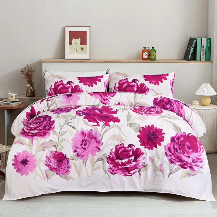 Bedsheet Blossom Elegance - King Luxury Bedding HOMBEDCLU 