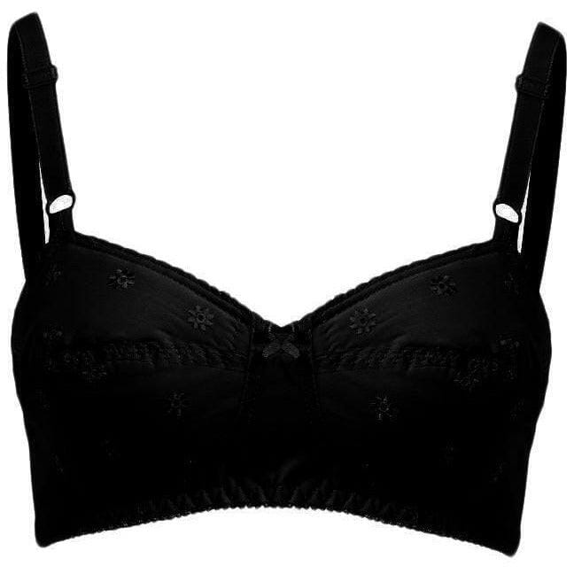 lavender - Cotton Padded Non Wired Full Coverage Bra BRAS Espico.pk 32B BLACK 